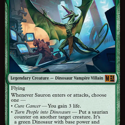 Sauron, Dino Devoteee [Marvel Super Heroes Commander]