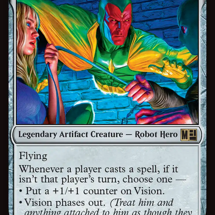 Vision, Synthezoid Avenger (Surge Foil) [Marvel Super Heroes Commander]