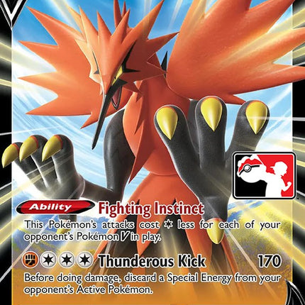 Galarian Zapdos V (080/198) [Prize Pack Series One]