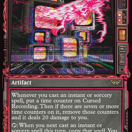 Cursed Recording (Showcase) [Duskmourn: House of Horror]