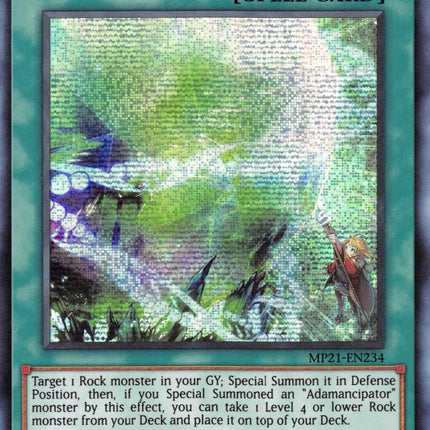Adamancipator Signs [MP21-EN234] Prismatic Secret Rare
