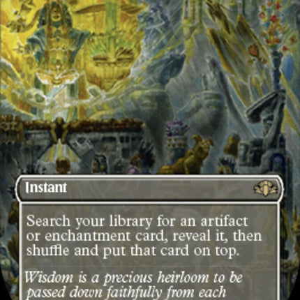 Enlightened Tutor (Borderless Alternate Art) [Dominaria Remastered]