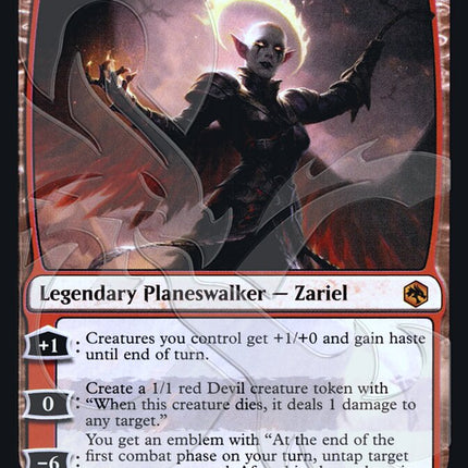 Zariel, Archduke of Avernus (Ampersand Promo) [Dungeons & Dragons: Adventures in the Forgotten Realms Promos]