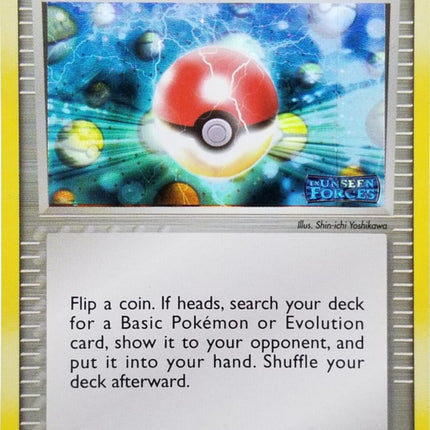 Poke Ball (87/115) (Stamped) [EX: Unseen Forces]