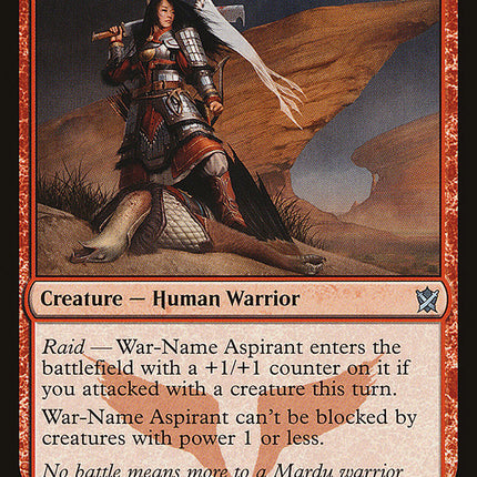 War-Name Aspirant [Khans of Tarkir]