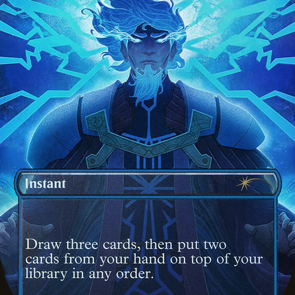 Brainstorm (Borderless) [Secret Lair Showdown]