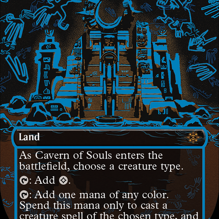 Cavern of Souls (0410c) (Borderless) [The Lost Caverns of Ixalan]