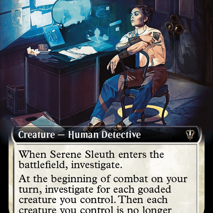 Serene Sleuth (Extended Art) [Murders at Karlov Manor Commander]
