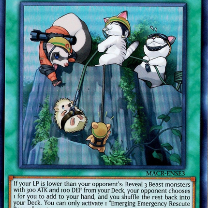 Emerging Emergency Rescute Rescue [MACR-ENSE3] Super Rare