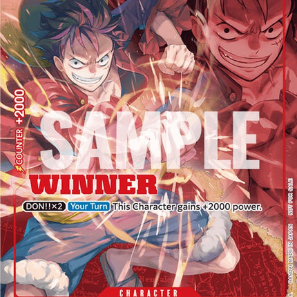 Monkey.D.Luffy (P-006) (Winner Pack Vol. 1) [One Piece Promotion Cards]