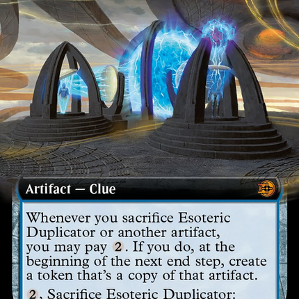 Esoteric Duplicator (Extended Art) [Outlaws of Thunder Junction: The Big Score]
