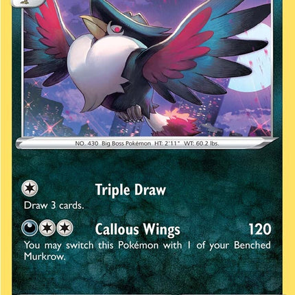 Honchkrow (107/195) [Sword & Shield: Silver Tempest]