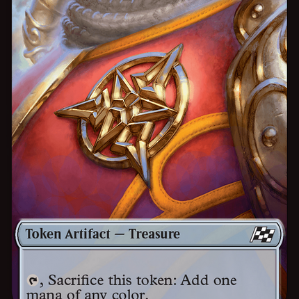 Dinosaur Dragon // Treasure Double-Sided Token [Aetherdrift Tokens]