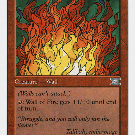 Wall of Fire [Classic Sixth Edition]