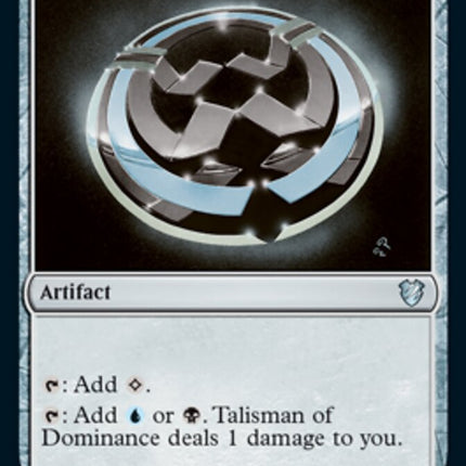 Talisman of Dominance [Innistrad: Midnight Hunt Commander]