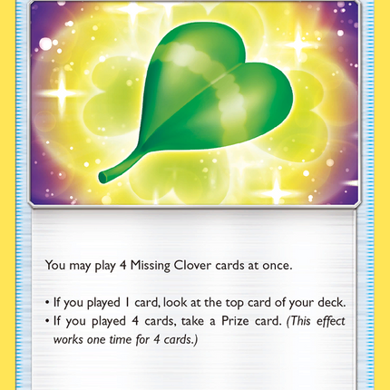 Missing Clover (129/156) [Sun & Moon: Ultra Prism]