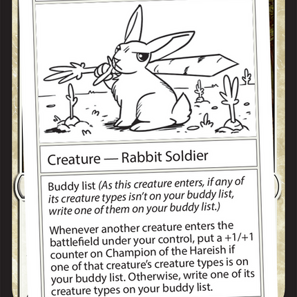 Champion of the Hareish [Mystery Booster 2 Playtest Cards]