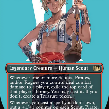 Vaan, Street Thief (Borderless) (Surge Foil) [FINAL FANTASY]