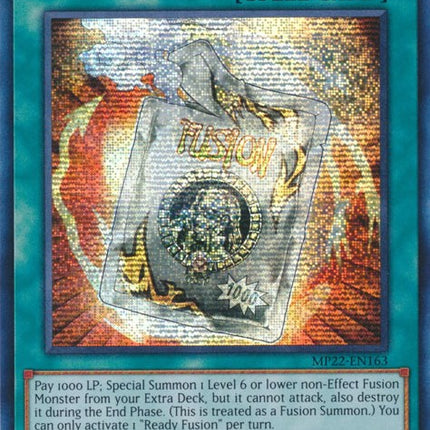Ready Fusion [MP22-EN163] Prismatic Secret Rare