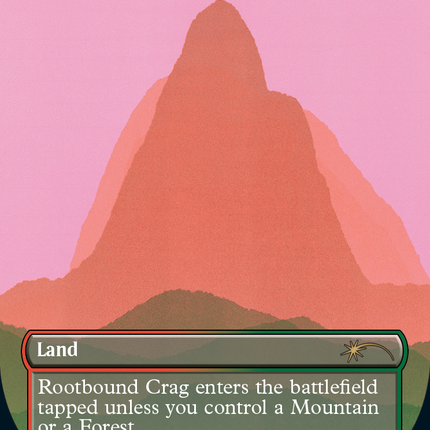 Rootbound Crag (Borderless) [Secret Lair Drop Series]