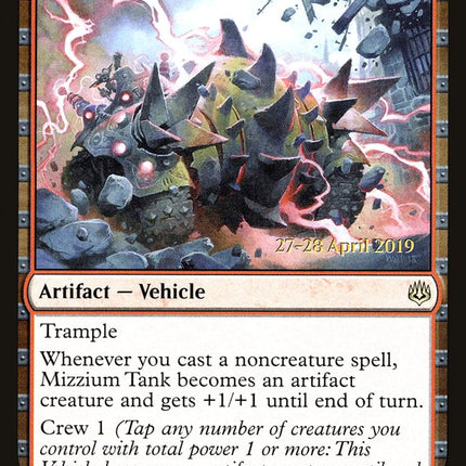 Mizzium Tank [War of the Spark Prerelease Promos]