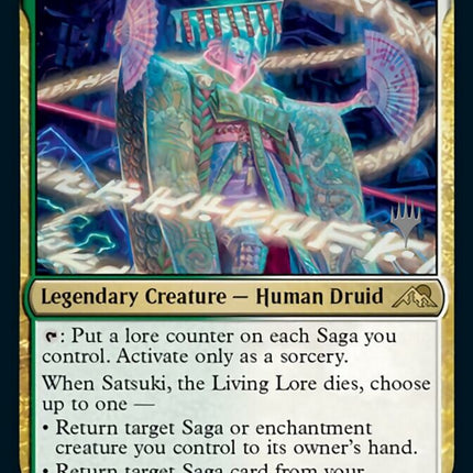 Satsuki, the Living Lore (Promo Pack) [Kamigawa: Neon Dynasty Promos]