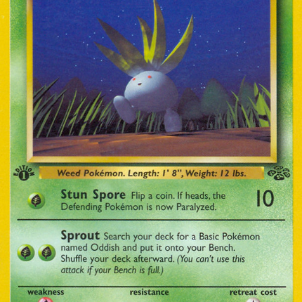 Oddish (58/64) [Jungle 1st Edition]