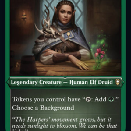 Jaheira, Friend of the Forest (Foil Etched) [Commander Legends: Battle for Baldur's Gate]