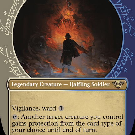 Pippin, Guard of the Citadel (Showcase) (Surge Foil) [The Lord of the Rings: Tales of Middle-Earth]