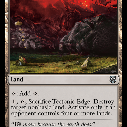 Tectonic Edge (Ripple Foil) [Modern Horizons 3 Commander]