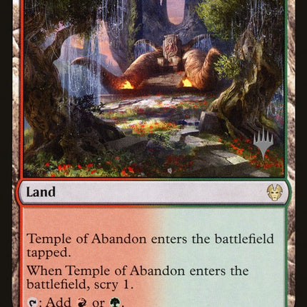 Temple of Abandon (Promo Pack) [Theros Beyond Death Promos]