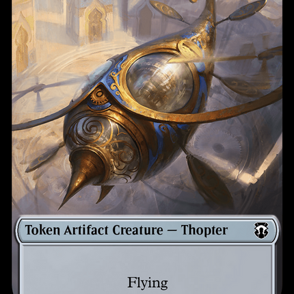 Aetherborn (Ripple Foil) // Thopter Double-Sided Token [Modern Horizons 3 Commander Tokens]