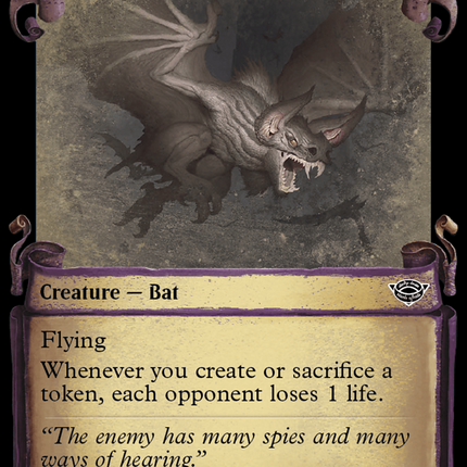 Mirkwood Bats [The Lord of the Rings: Tales of Middle-Earth Showcase Scrolls]