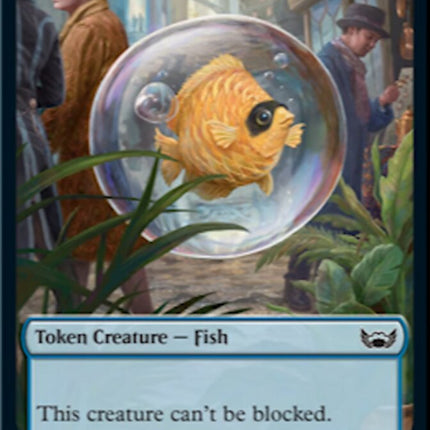 Fish // Rhino Warrior Double-Sided Token [Streets of New Capenna Tokens]
