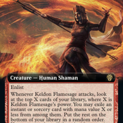Keldon Flamesage (Extended Art) [Dominaria United]