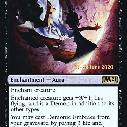 Demonic Embrace [Core Set 2021 Prerelease Promos]