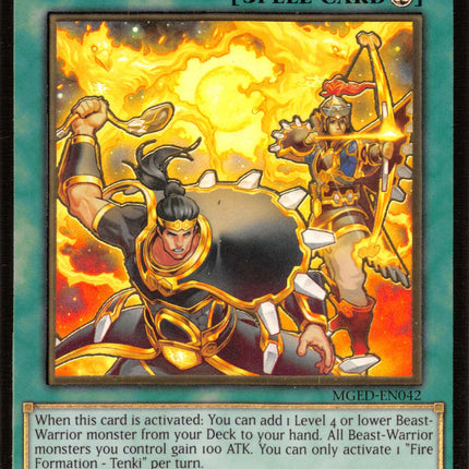 Fire Formation - Tenki [MGED-EN042] Gold Rare