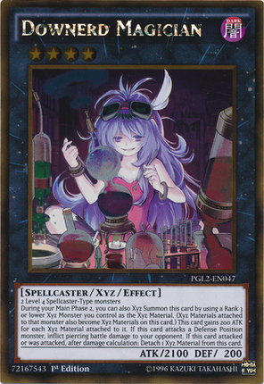 Downerd Magician [PGL2-EN047] Gold Rare