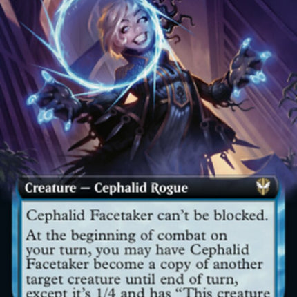 Cephalid Facetaker (Extended Art) [Streets of New Capenna Commander]