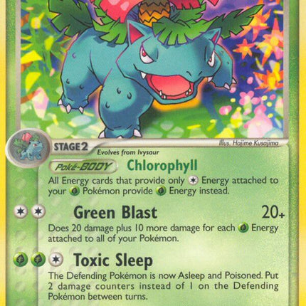 Venusaur (28/100) (Theme Deck Exclusive) [EX: Crystal Guardians]