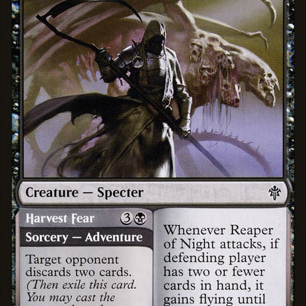 Reaper of Night // Harvest Fear [Throne of Eldraine]