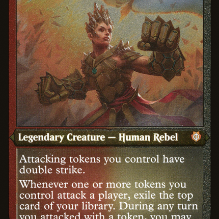 Neyali, Suns' Vanguard (Foil Etched) (Display Commander) [Phyrexia: All Will Be One Commander]