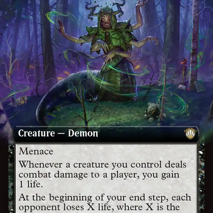 Defiling Daemogoth (Extended Art) [Secrets of Strixhaven Commander]