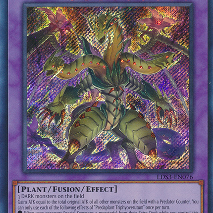 Predaplant Triphyoverutum [LDS3-EN076] Secret Rare
