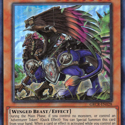 Wandering Gryphon Rider [GRCR-EN028] Super Rare