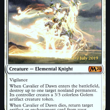 Cavalier of Dawn [Core Set 2020 Prerelease Promos]