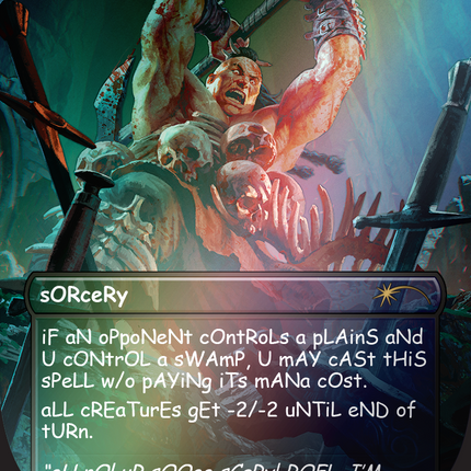 mAsSaCRe (Rainbow Foil) [Secret Lair Drop Series]