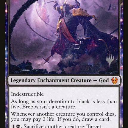 Erebos, Bleak-Hearted (Promo Pack) [Theros Beyond Death Promos]