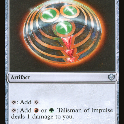 Talisman of Impulse [Starter Commander Decks]