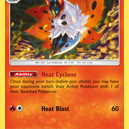 Volcarona (13/73) [Sun & Moon: Shining Legends]